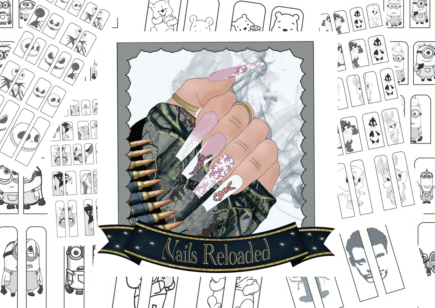 Character decal book (stapled)