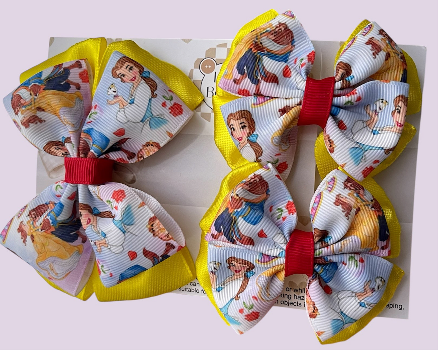 Beauty bow clip set