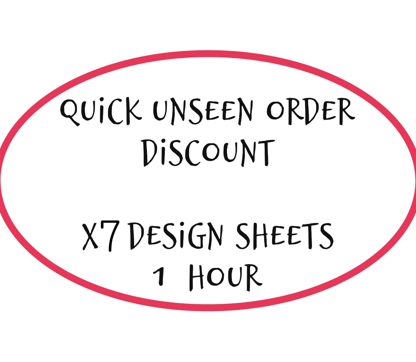 Unseen discount