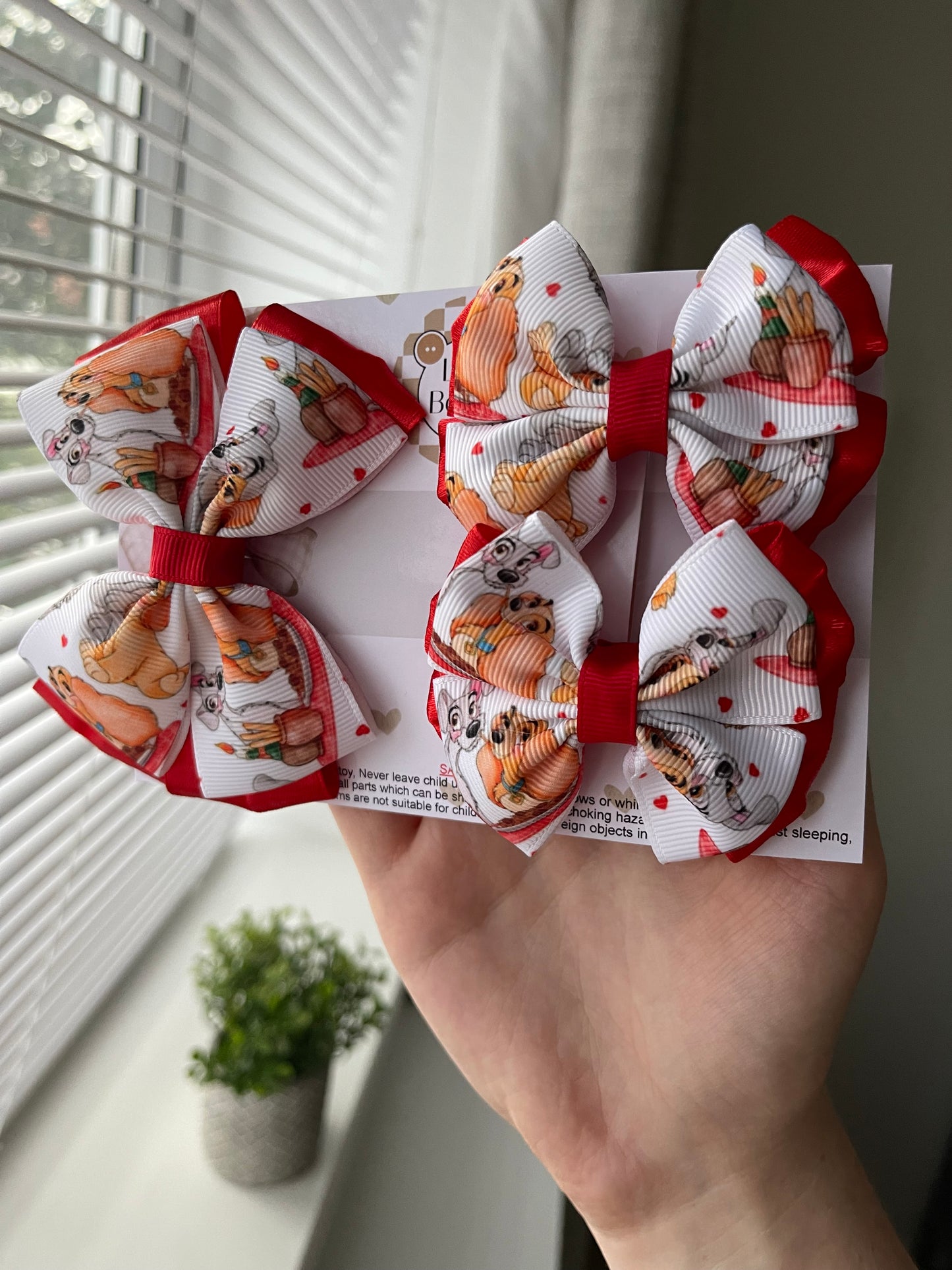 Lady bow clip set