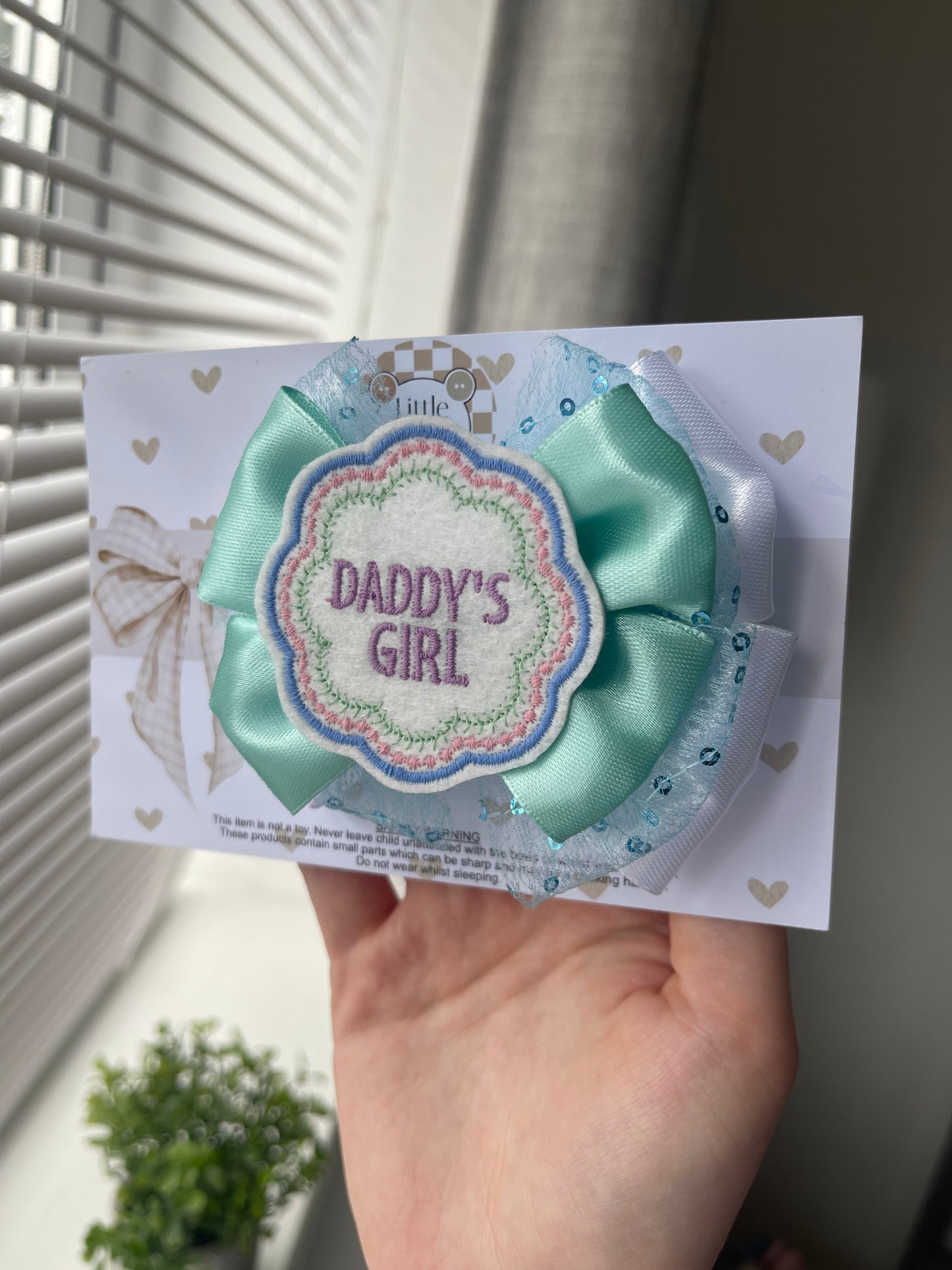 Daddy’s girl bow