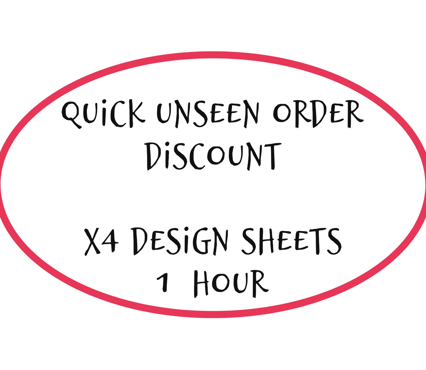 Unseen discount