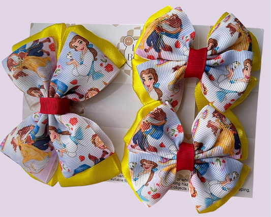 Beauty bow clip set