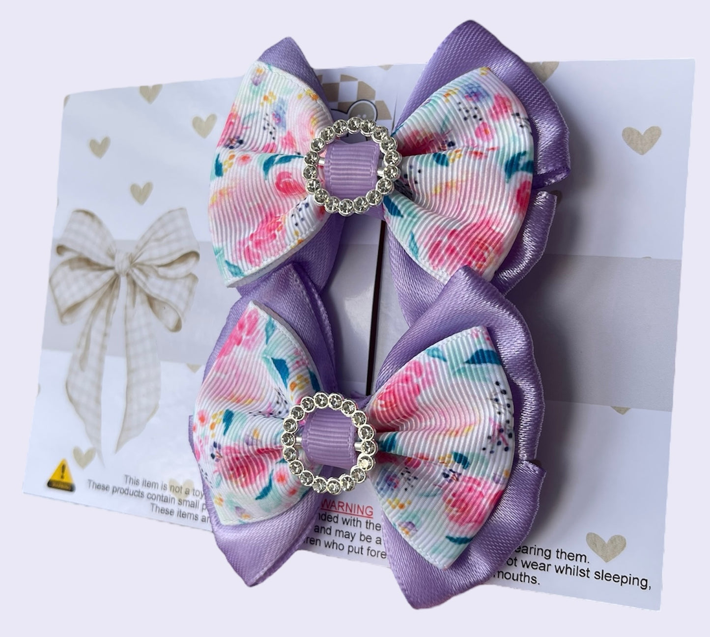 Floral pair (piggies)