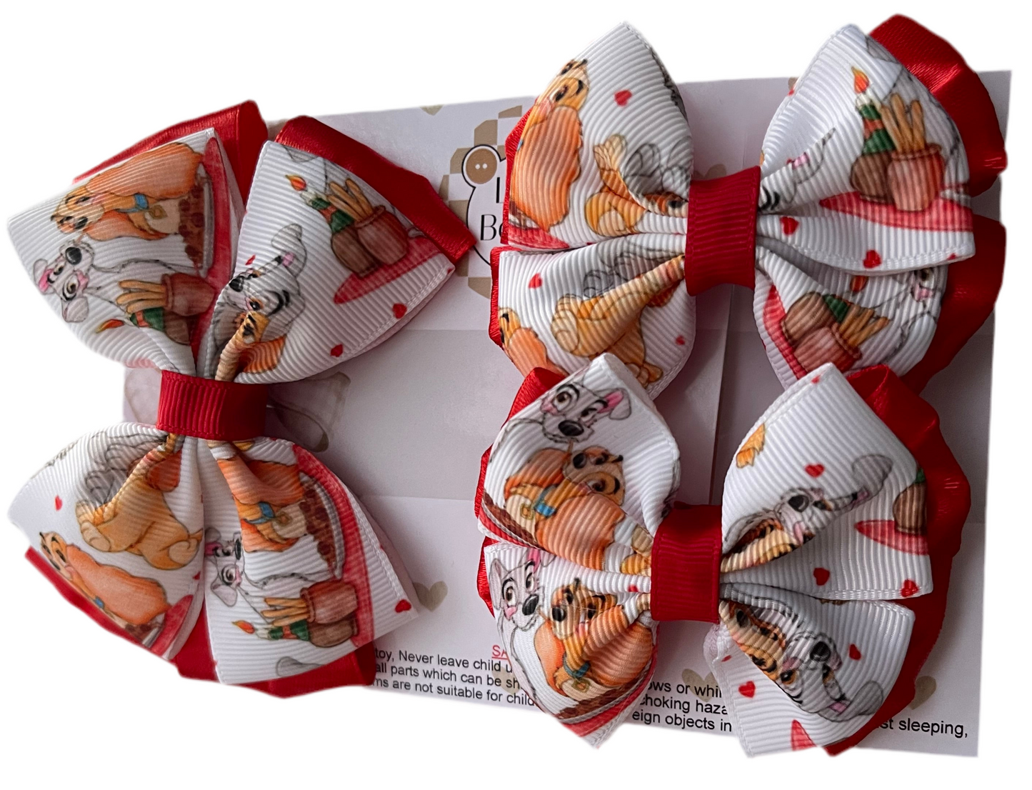 Lady bow clip set