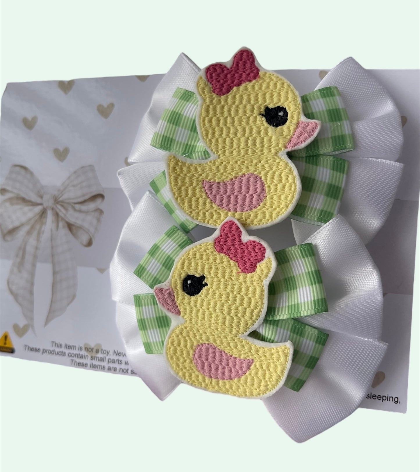 duckling bows (piggies)